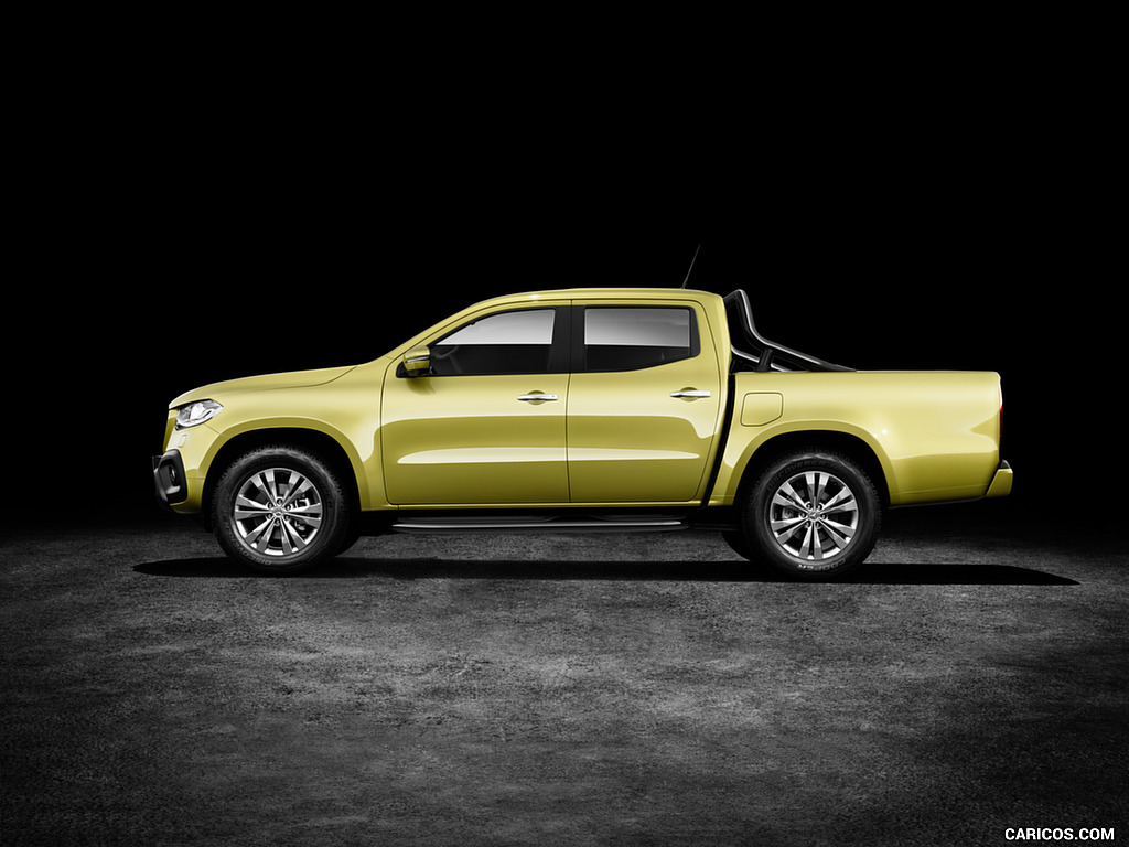 2018 Mercedes-Benz X-Class Pickup Line PROGRESSIVE (Color: Limonite Yellow Metallic) - Side