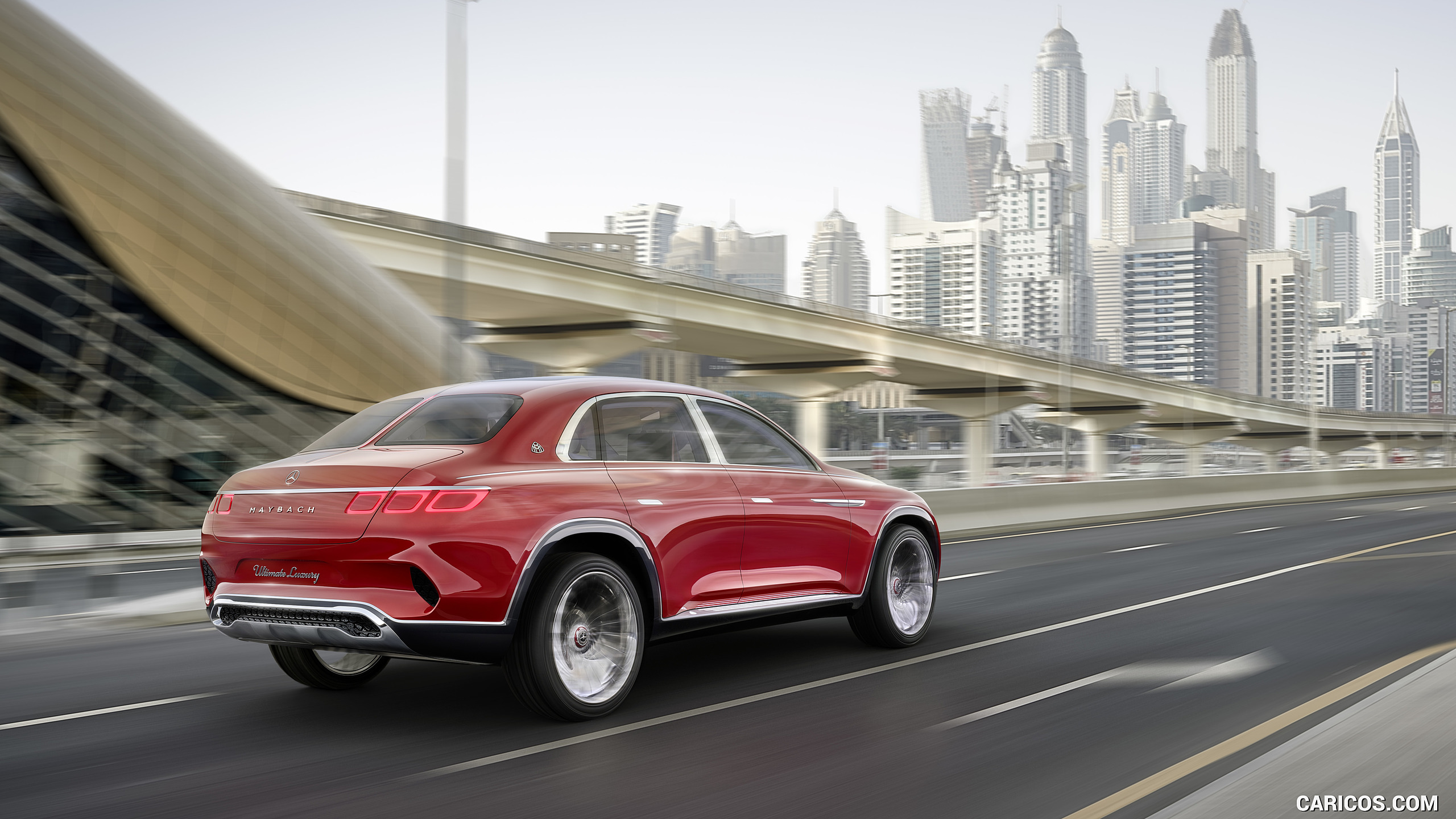 2018 Mercedes-Maybach Vision Ultimate Luxury SUV Concept - Rear Three-Quarter, #3 of 41