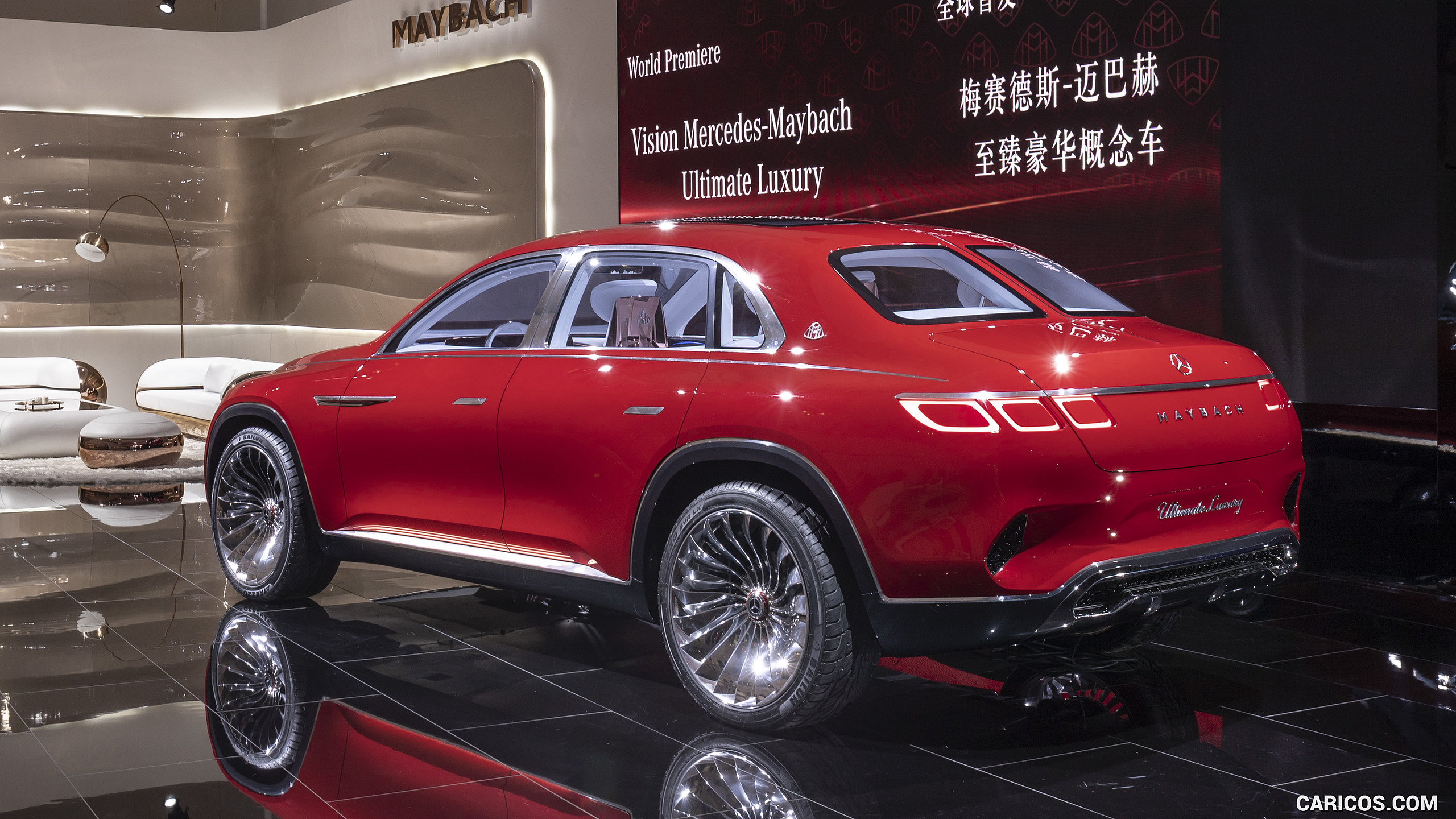 2018 Mercedes-Maybach Vision Ultimate Luxury SUV Concept - Rear Three-Quarter, #10 of 41