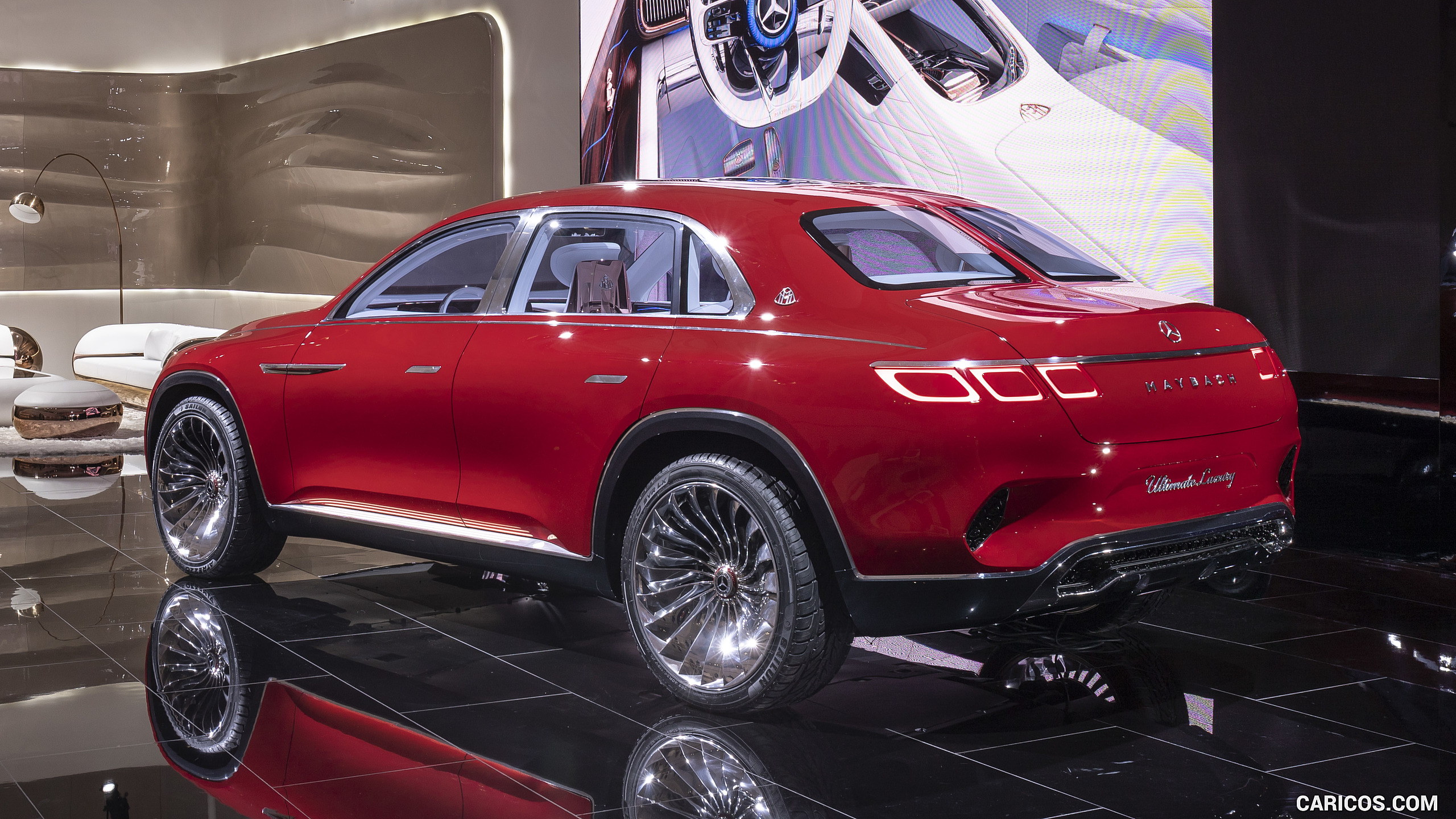 2018 Mercedes-Maybach Vision Ultimate Luxury SUV Concept - Rear Three-Quarter, #11 of 41