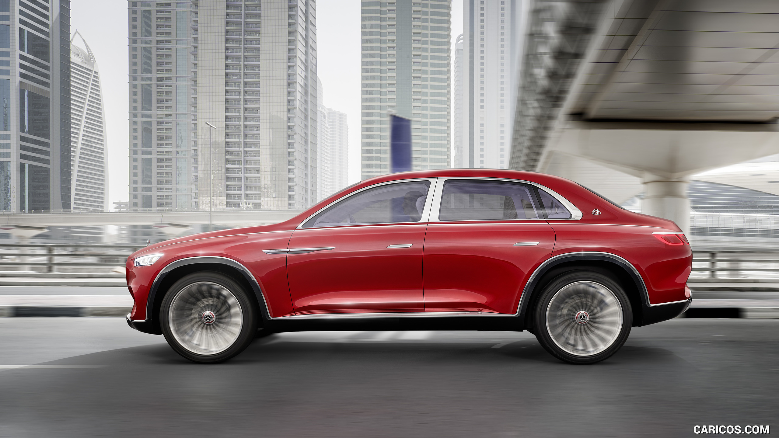 2018 Mercedes-Maybach Vision Ultimate Luxury SUV Concept - Side, #2 of 41