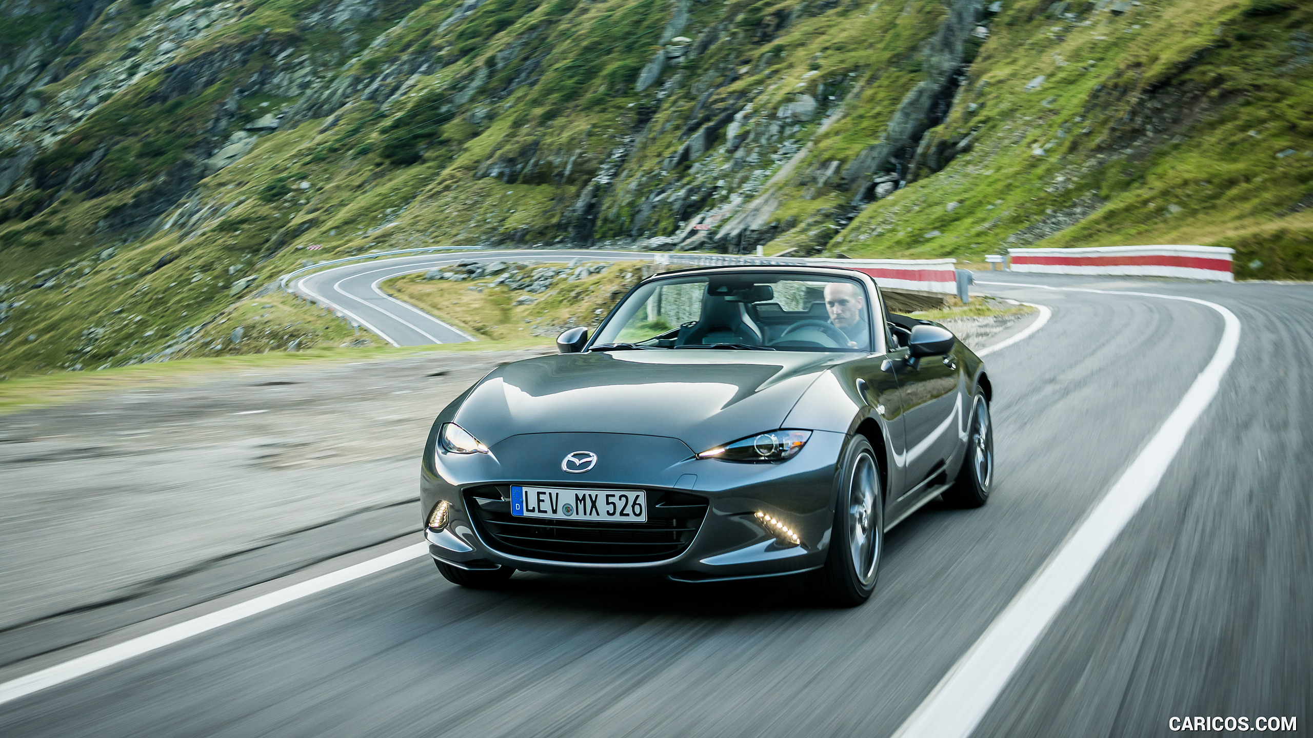 2019 Mazda MX-5 Roadster (Color: Machine Grey) - Front, #29 of 101