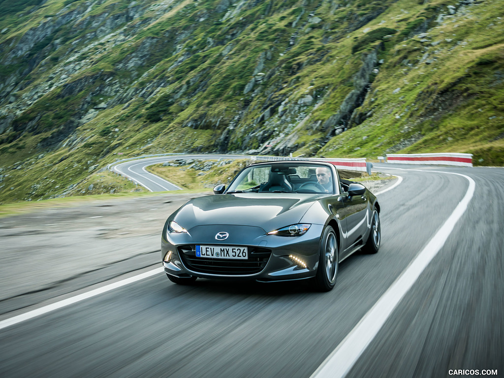 2019 Mazda MX-5 Roadster (Color: Machine Grey) - Front