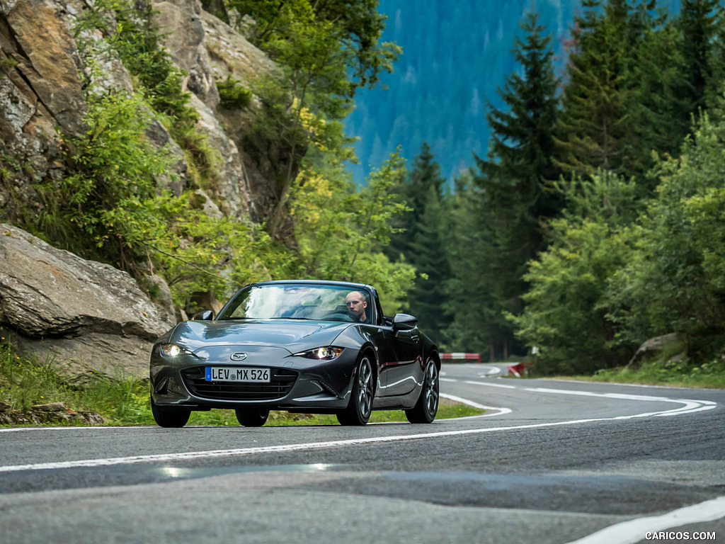 2019 Mazda MX-5 Roadster (Color: Machine Grey) - Front