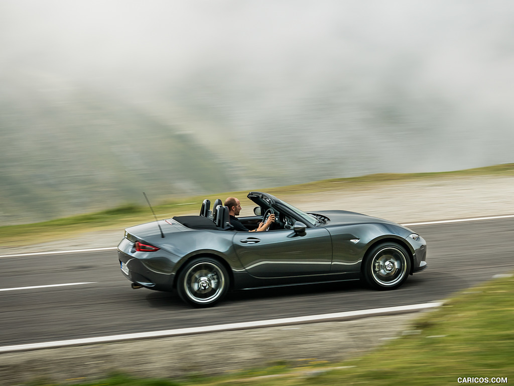 2019 Mazda MX-5 Roadster (Color: Machine Grey) - Side