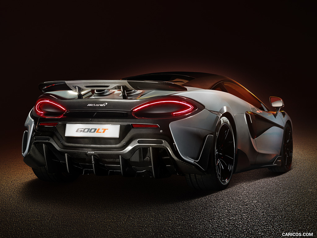 2019 McLaren 600LT Coupé (Color: Chicane Grey) - Rear