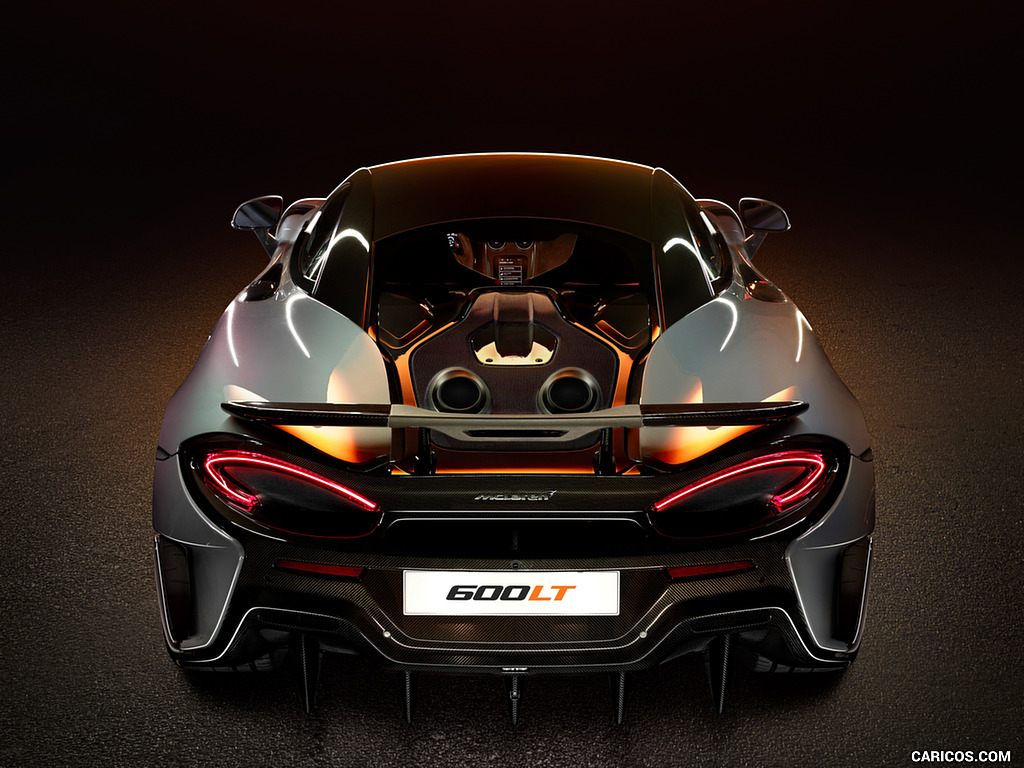 2019 McLaren 600LT Coupé (Color: Chicane Grey) - Rear