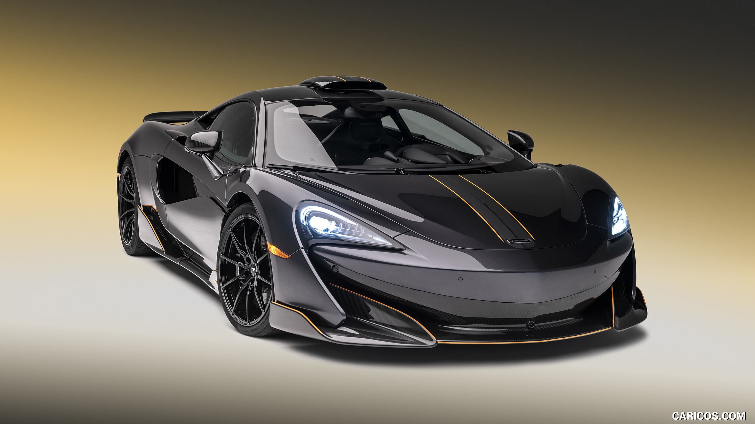 2019 McLaren 600LT Stealth Grey by MSO - Front Three-Quarter, #1 of 20