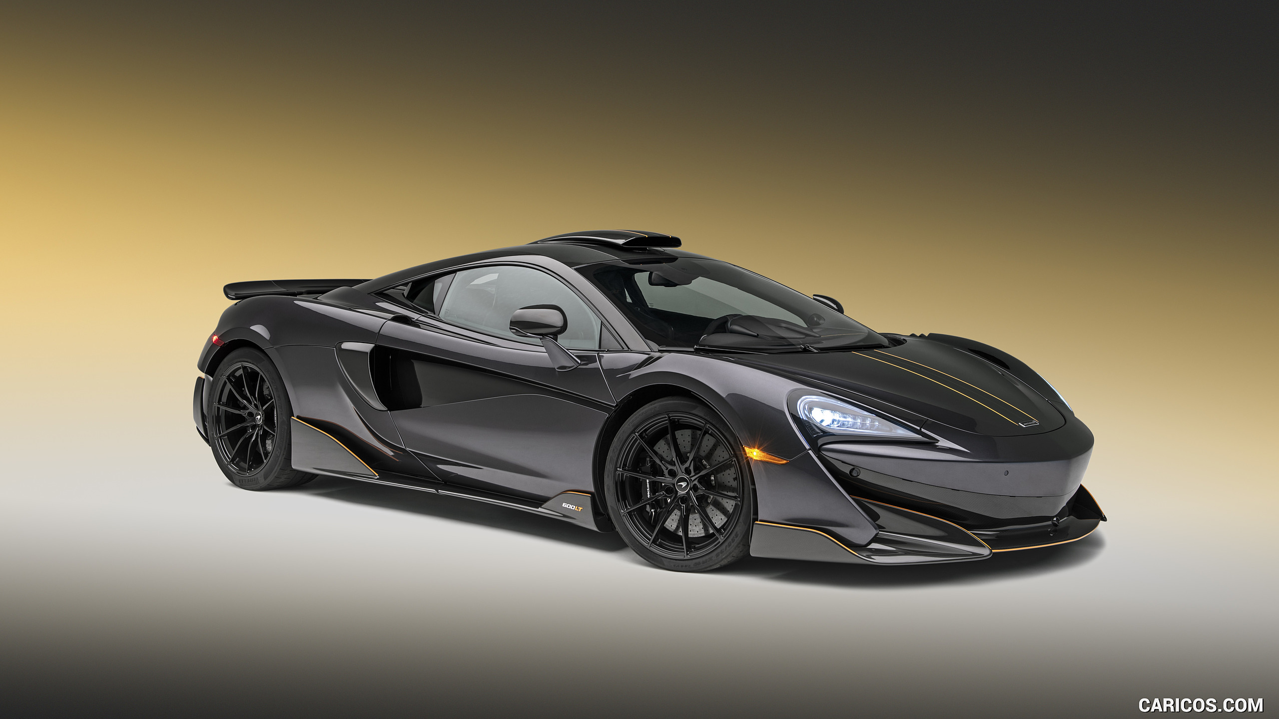 2019 McLaren 600LT Stealth Grey by MSO - Front Three-Quarter, #2 of 20