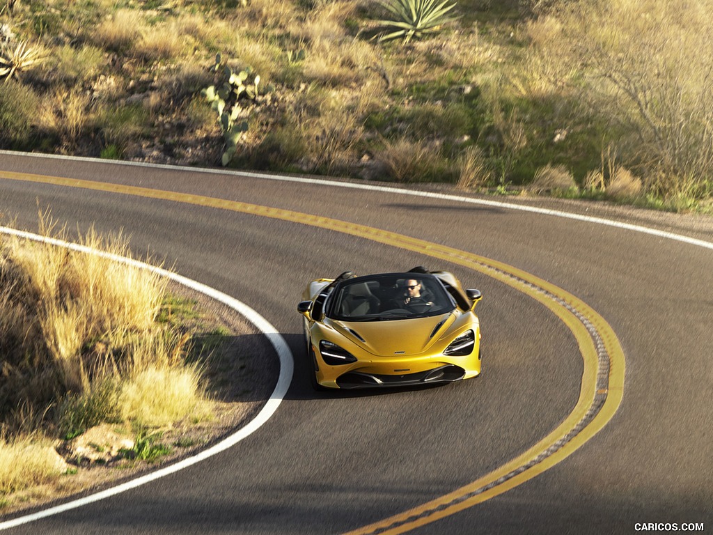 2019 McLaren 720S Spider (Color: Aztec Gold) - Front