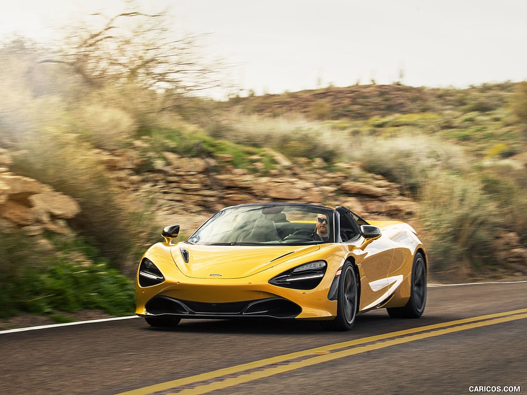 2019 McLaren 720S Spider (Color: Aztec Gold) - Front