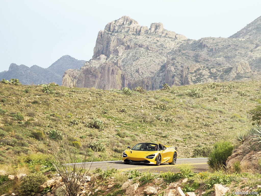 2019 McLaren 720S Spider (Color: Aztec Gold) - Front