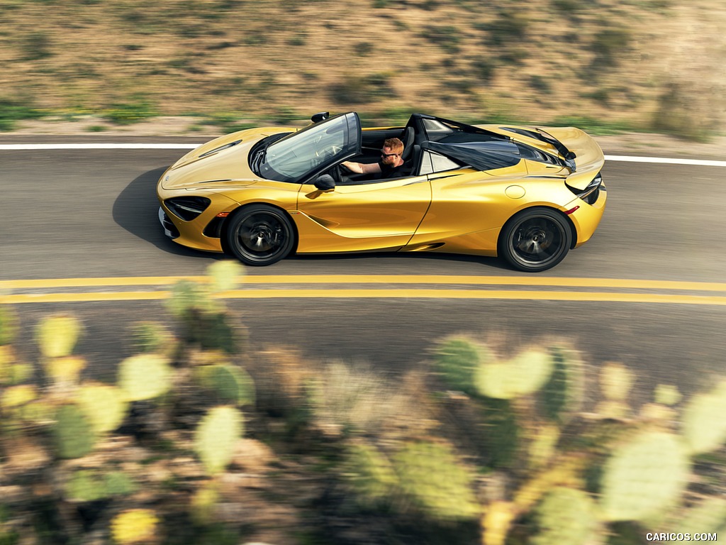 2019 McLaren 720S Spider (Color: Aztec Gold) - Side