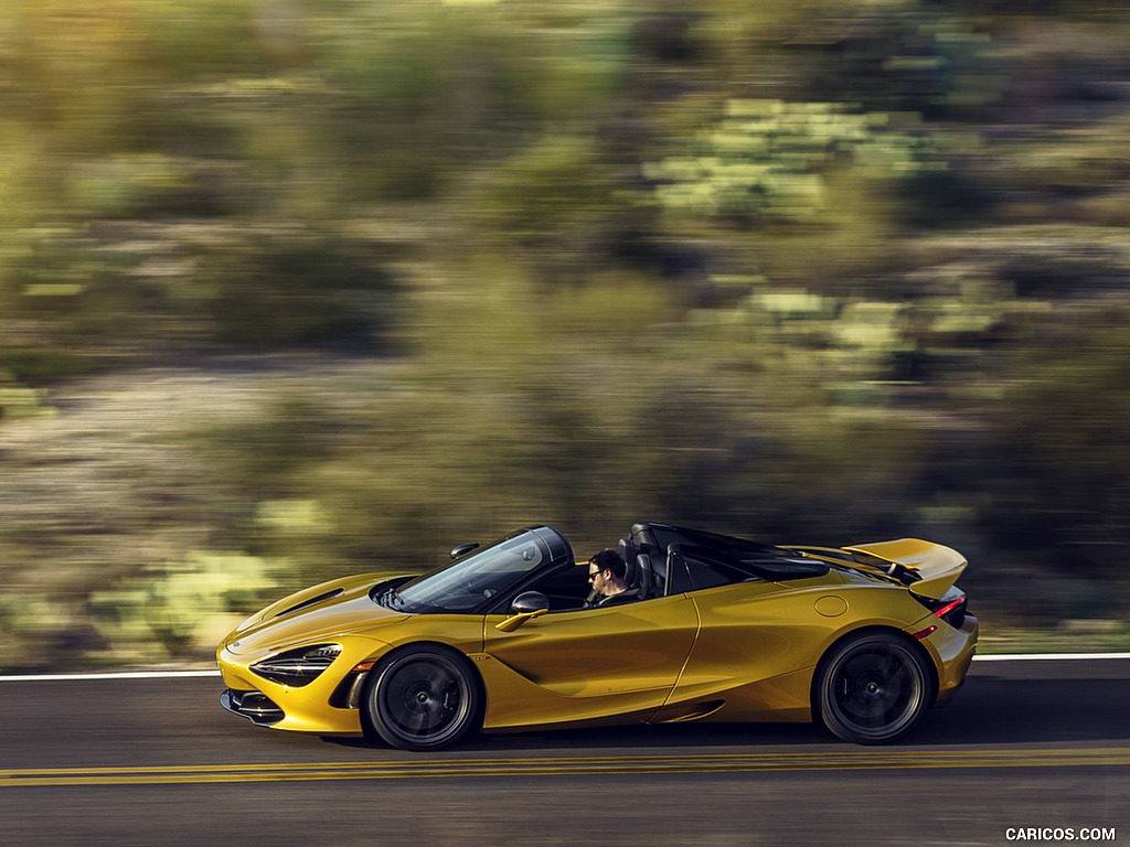 2019 McLaren 720S Spider (Color: Aztec Gold) - Side