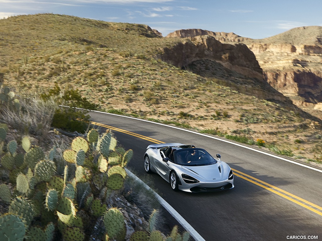 2019 McLaren 720S Spider (Color: Supernova Silver) - Front