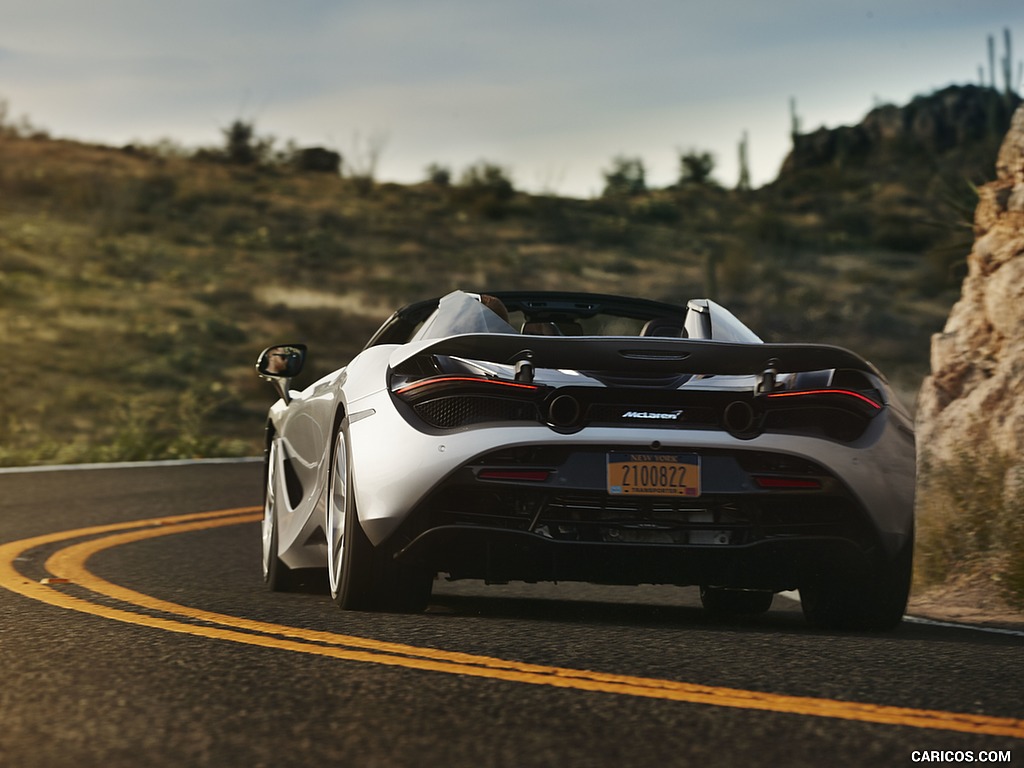 2019 McLaren 720S Spider (Color: Supernova Silver) - Rear