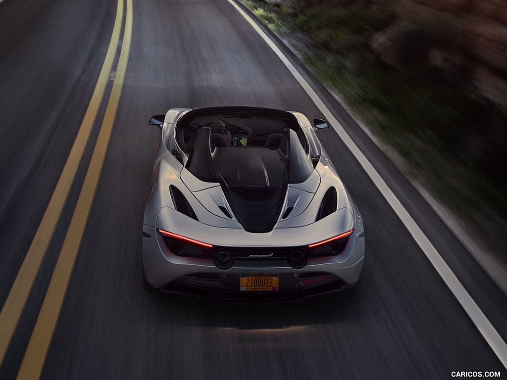 2019 McLaren 720S Spider (Color: Supernova Silver) - Rear