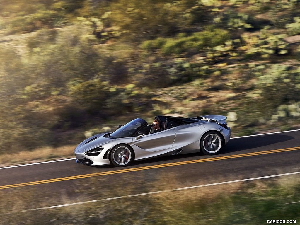 2019 McLaren 720S Spider (Color: Supernova Silver) - Side