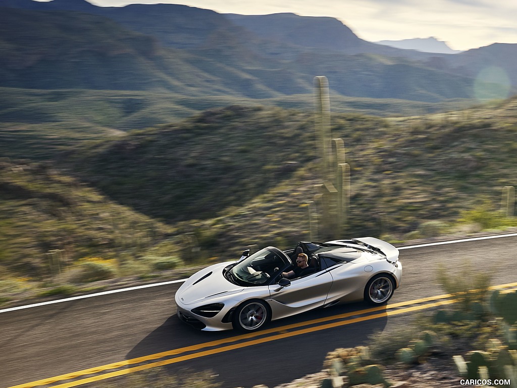 2019 McLaren 720S Spider (Color: Supernova Silver) - Side