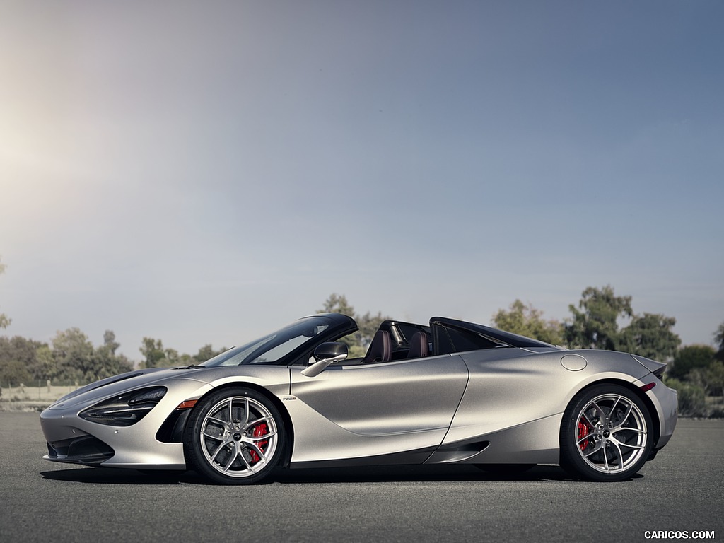 2019 McLaren 720S Spider (Color: Supernova Silver) - Side