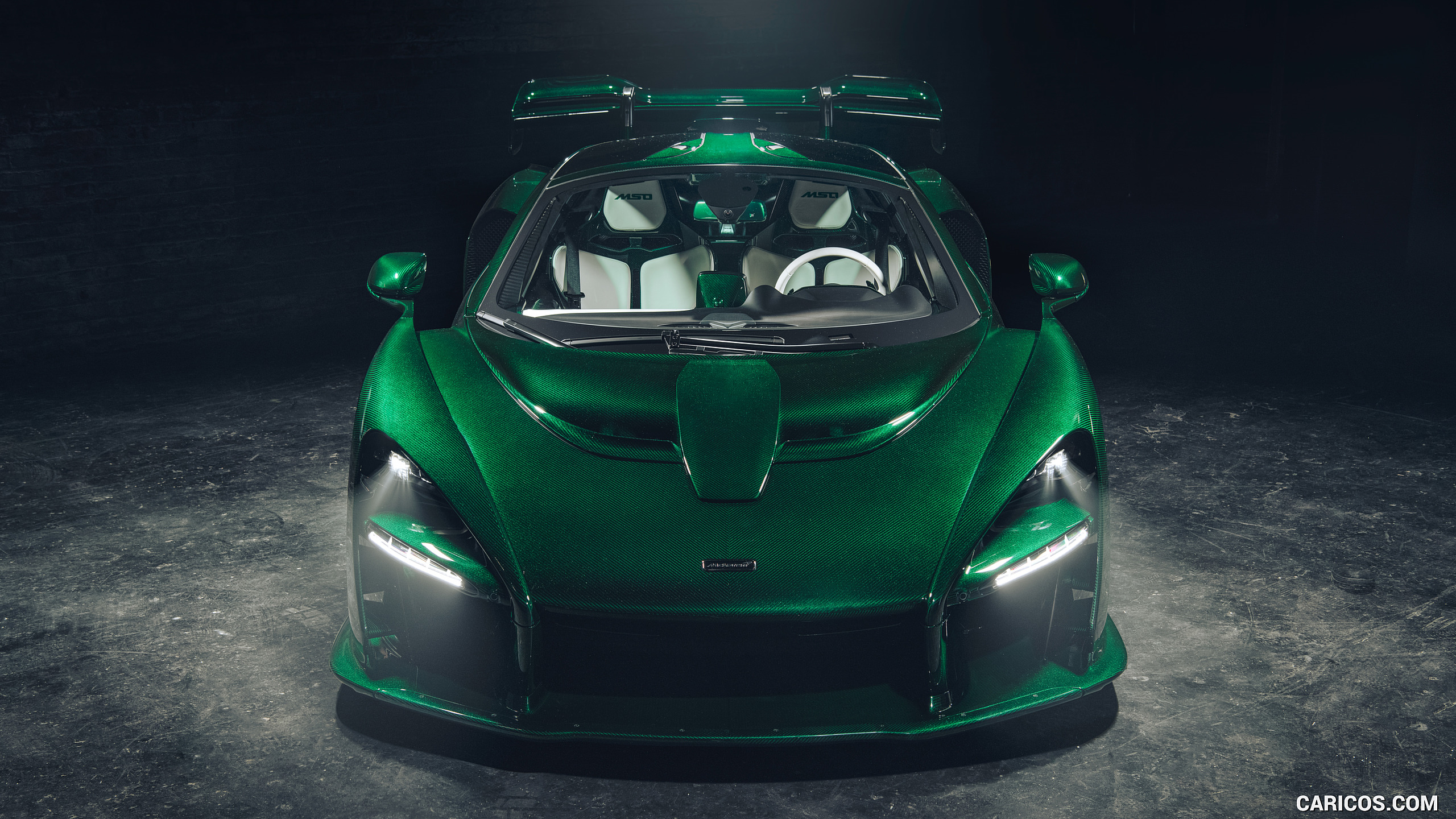 2019 McLaren Senna (Color: Emerald Green; US-Spec) - Front, #79 of 86