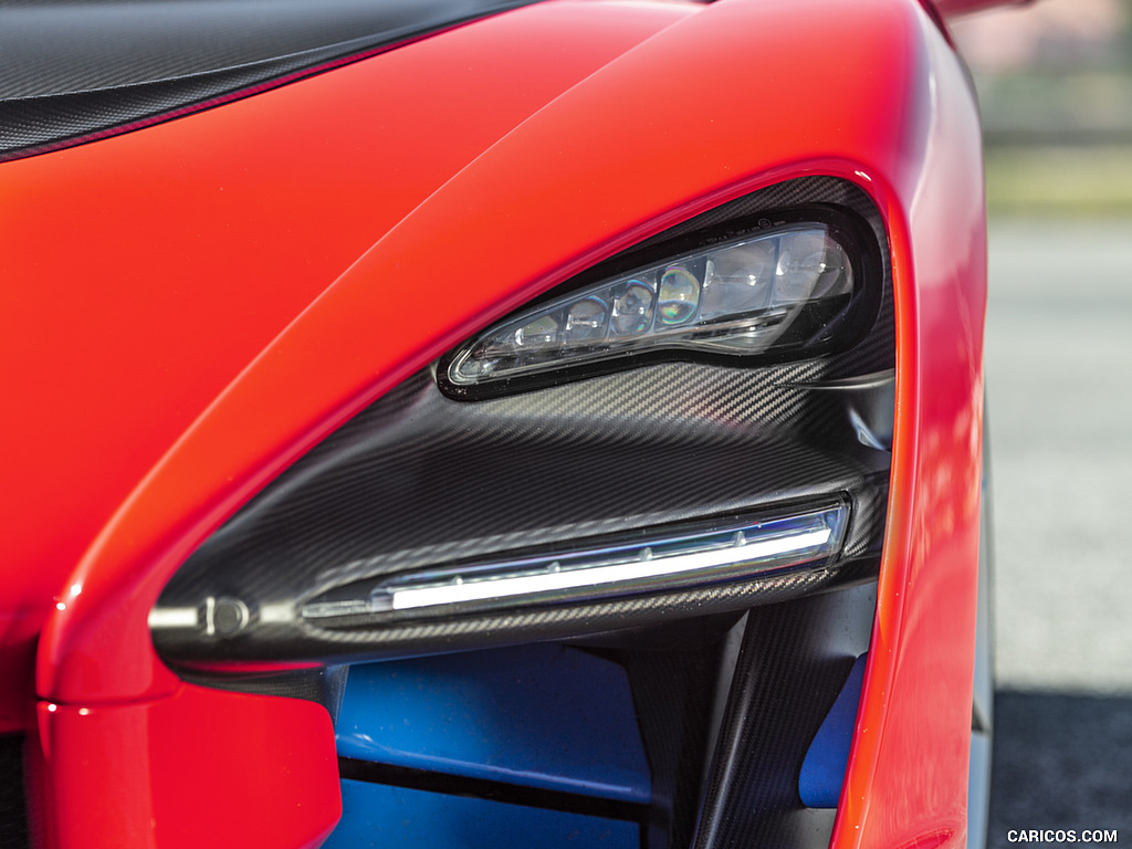 2019 McLaren Senna (Color: Delta Red) - Headlight