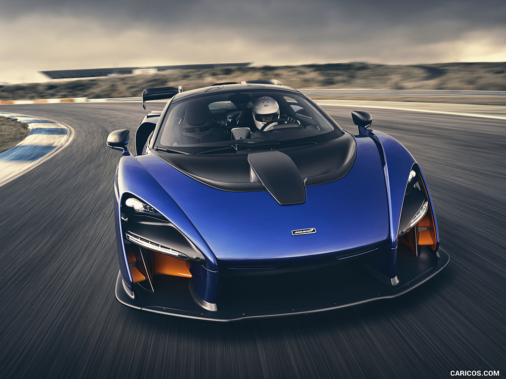 2019 McLaren Senna (Color: Kyanos Blue) - Front