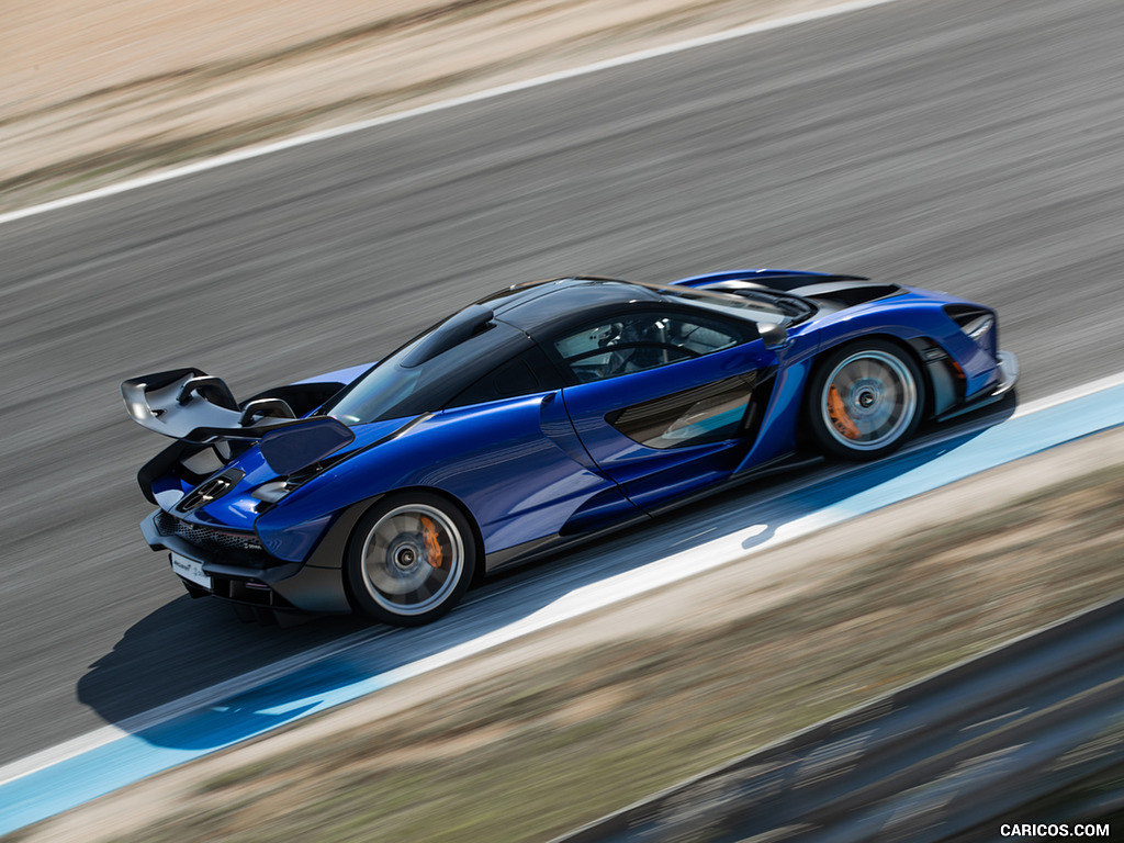 2019 McLaren Senna (Color: Kyanos Blue) - Side