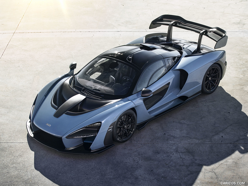 2019 McLaren Senna (Color: Victory Grey) - Front Three-Quarter