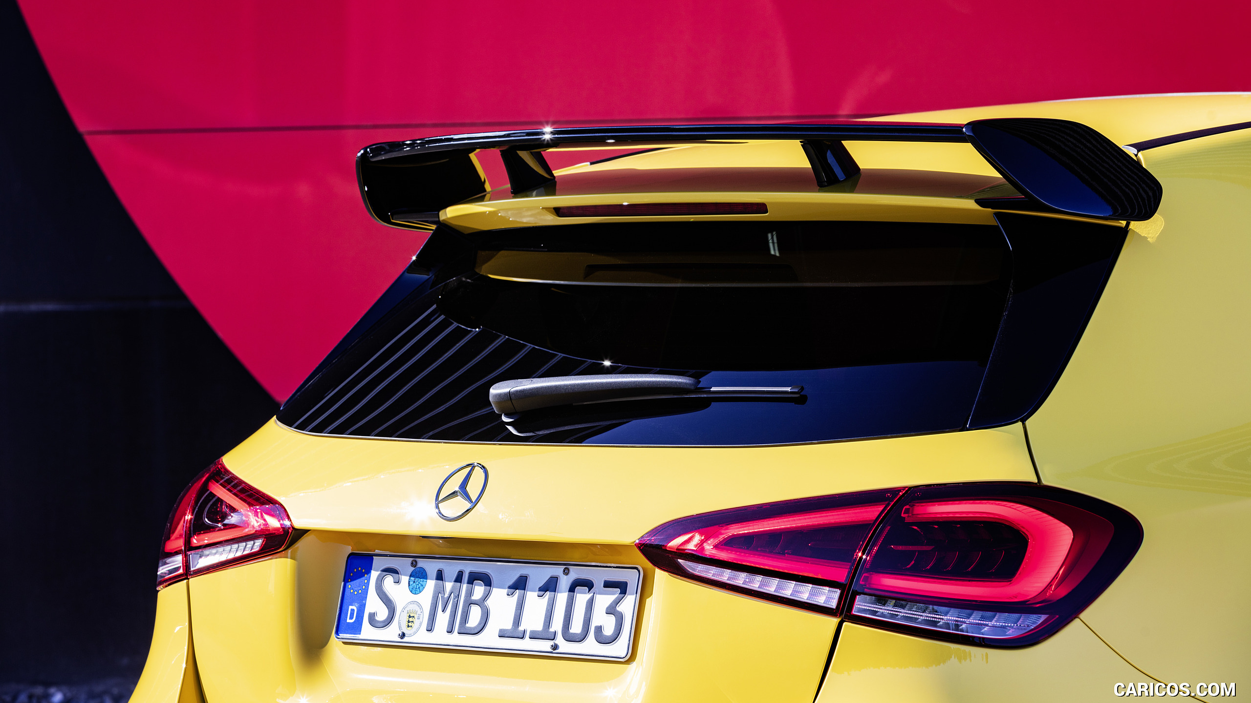 2019 Mercedes-AMG A 35 4MATIC (Color: Sun Yellow) - Spoiler, #27 of 30