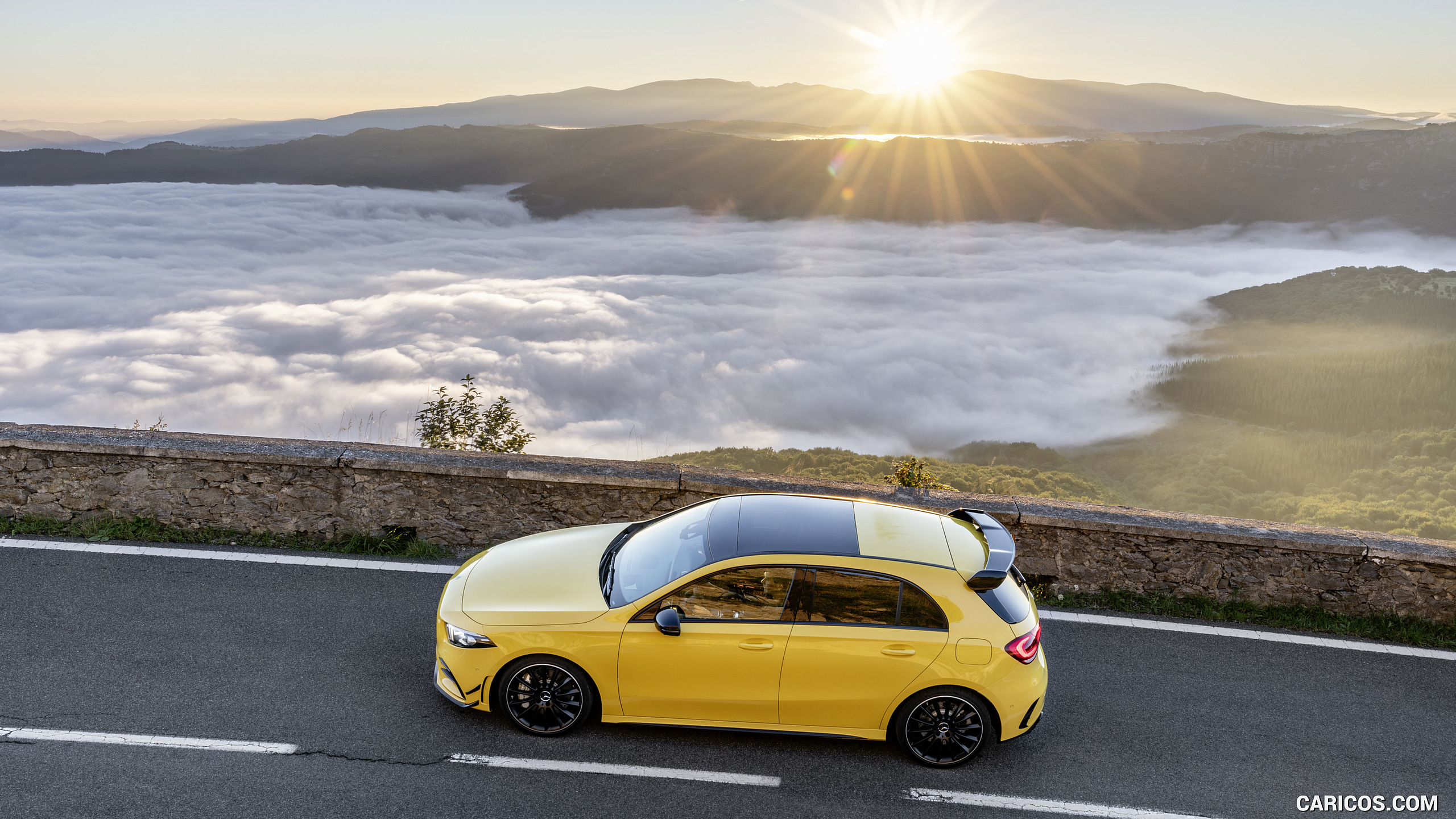 2019 Mercedes-AMG A 35 4MATIC (Color: Sun Yellow) - Top, #2 of 30