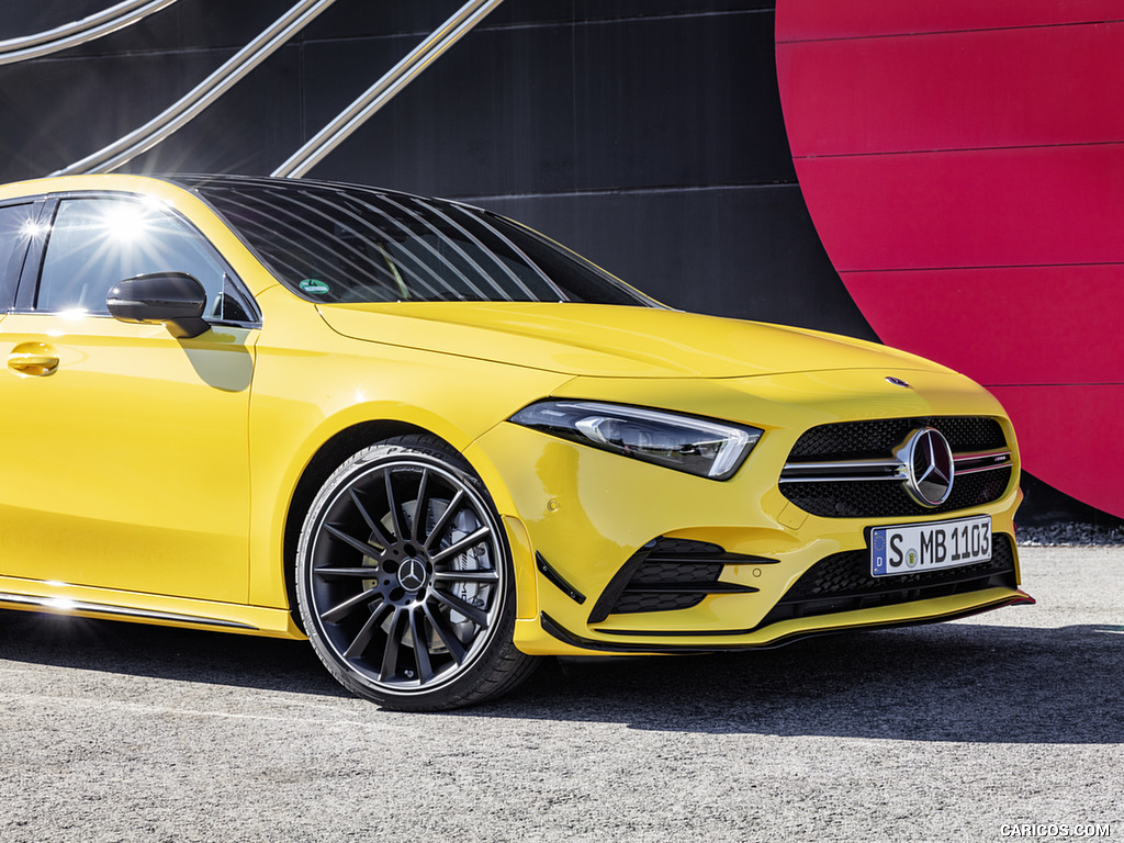 2019 Mercedes-AMG A 35 4MATIC (Color: Sun Yellow) - Front Bumper