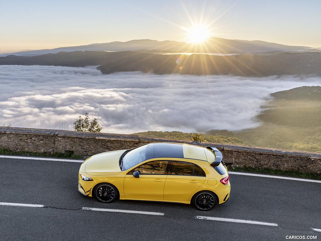 2019 Mercedes-AMG A 35 4MATIC (Color: Sun Yellow) - Top