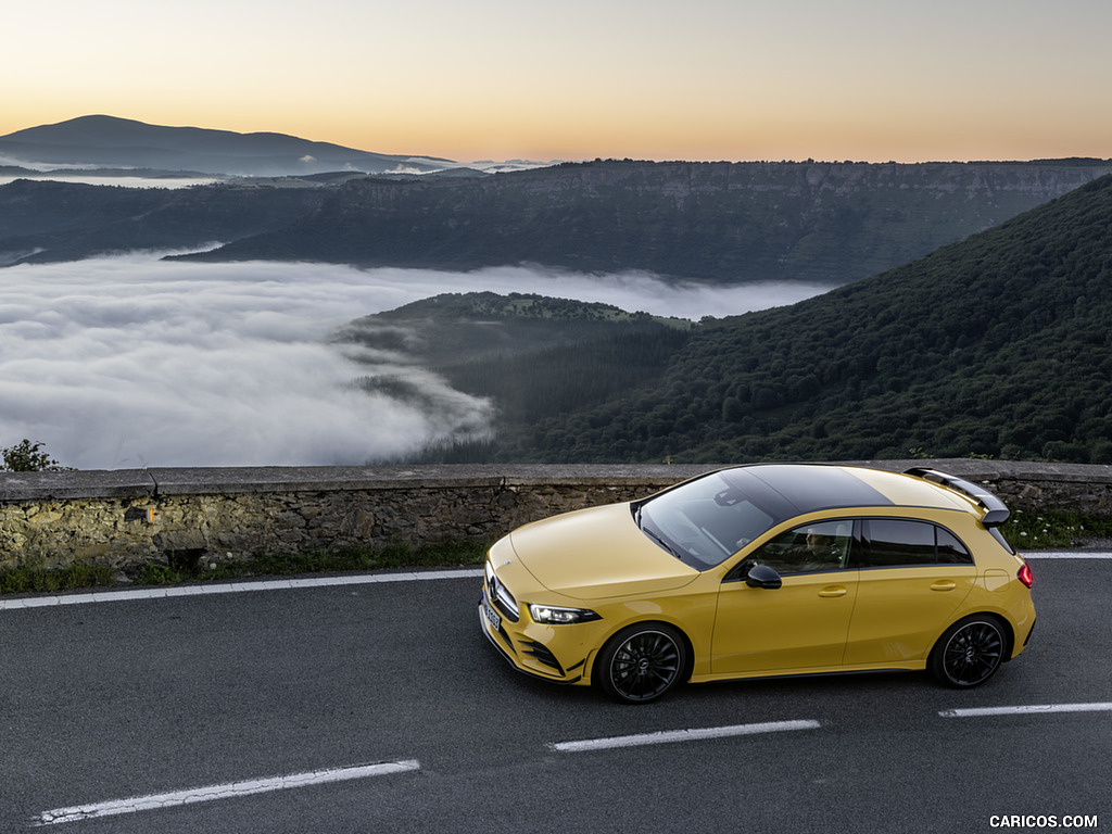 2019 Mercedes-AMG A 35 4MATIC (Color: Sun Yellow) - Top