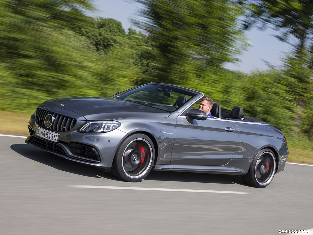 2019 Mercedes-AMG C 63 S Cabrio - Front Three-Quarter