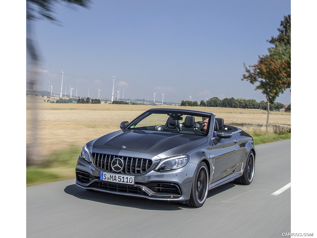 2019 Mercedes-AMG C 63 S Cabrio - Front Three-Quarter