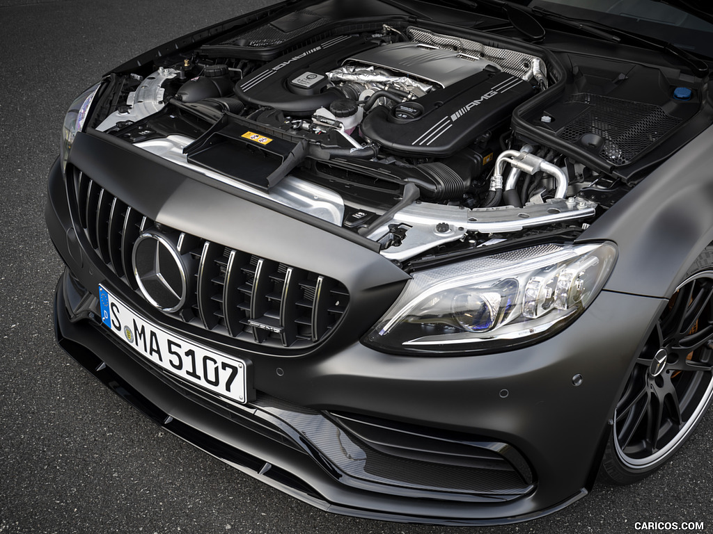 2019 Mercedes-AMG C 63 S Coupe (Color: Designo Graphite Gray Magno) - Engine