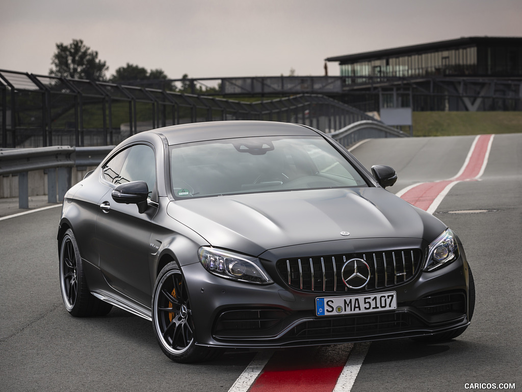 2019 Mercedes-AMG C 63 S Coupe (Color: Designo Graphite Gray Magno) - Front