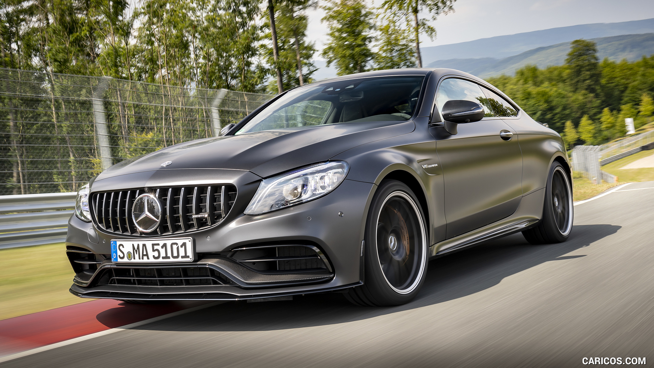 2019 Mercedes-AMG C 63 S Coupe (Color: Designo Graphite Gray Magno ...