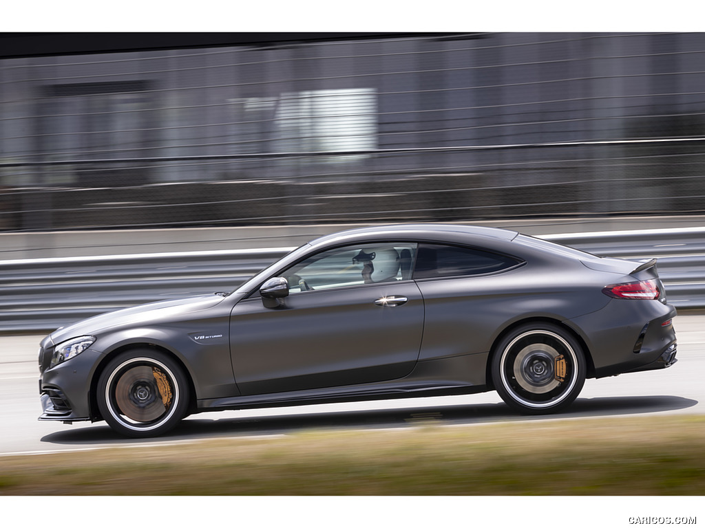 2019 Mercedes-AMG C 63 S Coupe (Color: Designo Graphite Gray Magno) - Side