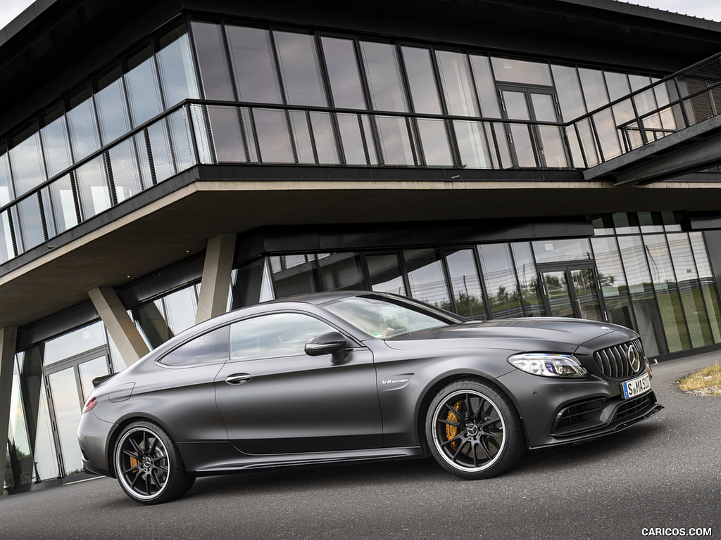 2019 Mercedes-AMG C 63 S Coupe (Color: Designo Graphite Gray Magno) - Side