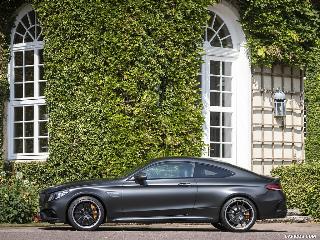 2019 Mercedes-AMG C 63 S Coupe (Color: Designo Graphite Gray Magno) - Side