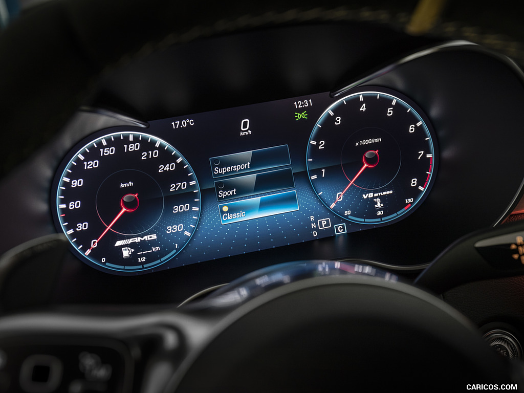 2019 Mercedes-AMG C 63 S Coupe - Digital Instrument Cluster