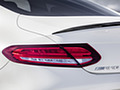 2019 Mercedes-AMG C 63 S Coupe with Night package and Carbon-package II (Color: Designo Diamond White Bright) - Tail Light