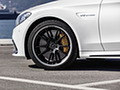 2019 Mercedes-AMG C 63 S Coupe with Night package and Carbon-package II (Color: Designo Diamond White Bright) - Wheel