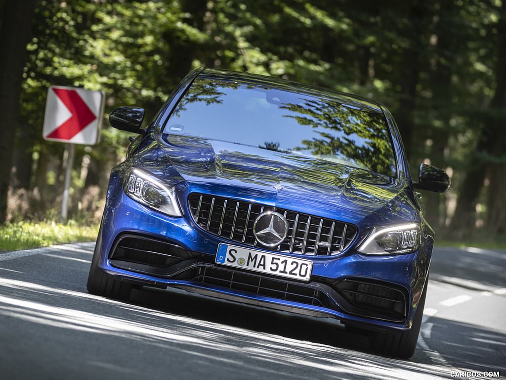 2019 Mercedes-AMG C 63 Sedan (Color: Brilliant Blue Metallic) - Front