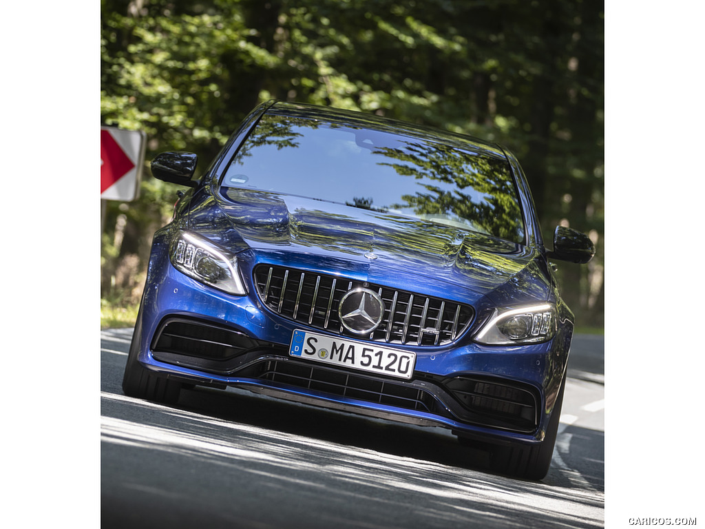 2019 Mercedes-AMG C 63 Sedan (Color: Brilliant Blue Metallic) - Front