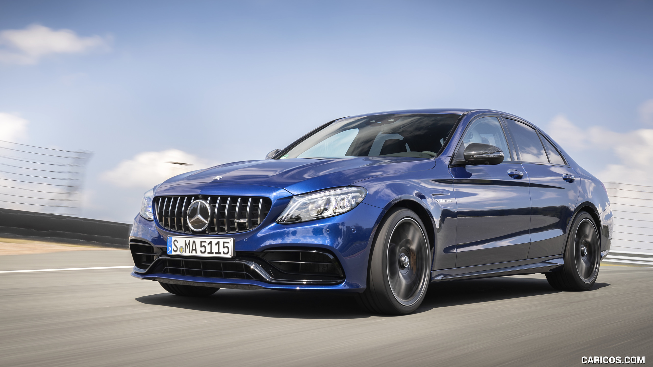 2019 Mercedes-AMG C 63 Sedan (Color: Brilliant Blue Metallic) - Front ...