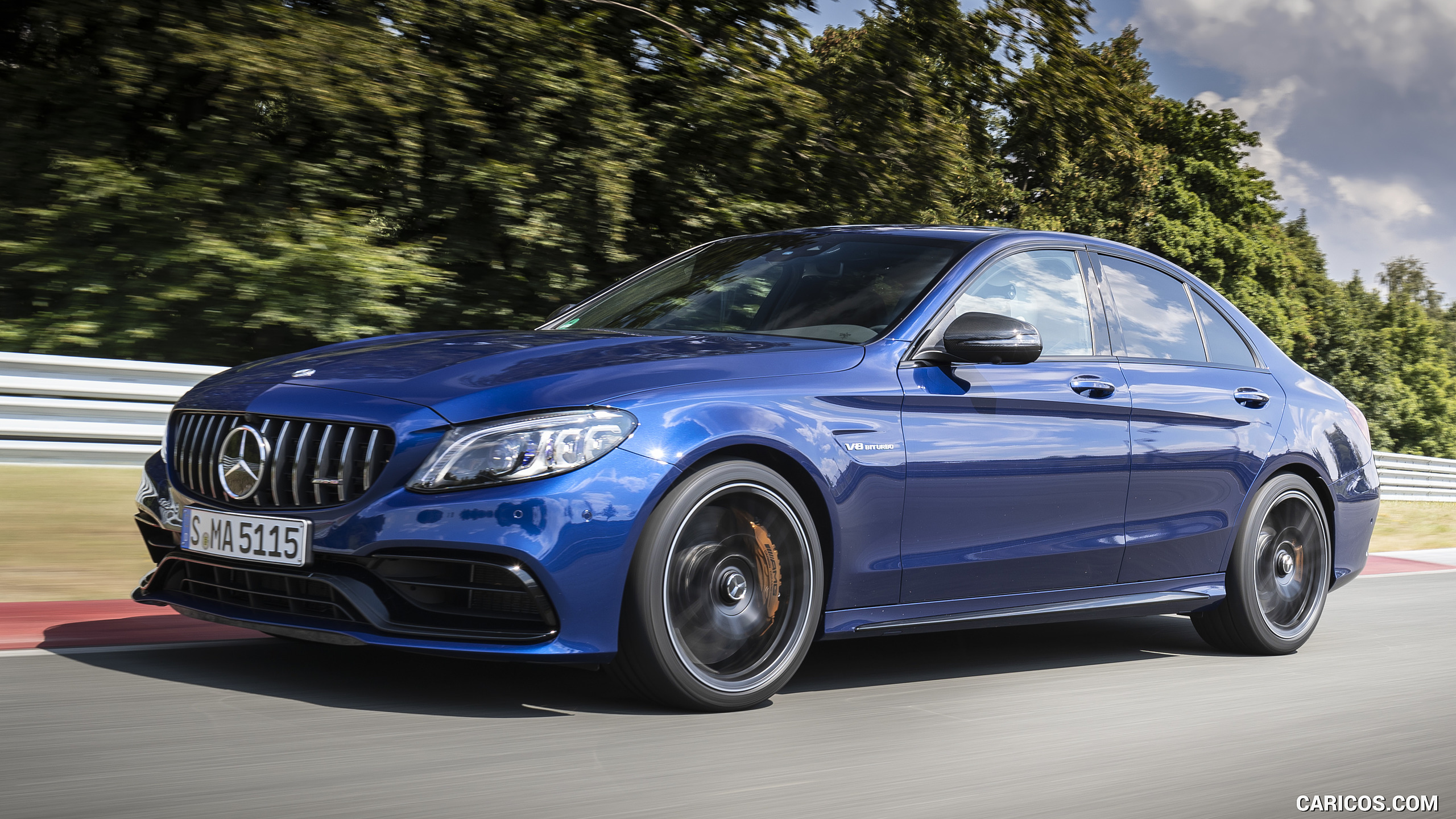 2019 Mercedes-AMG C 63 Sedan (Color: Brilliant Blue Metallic) - Front ...