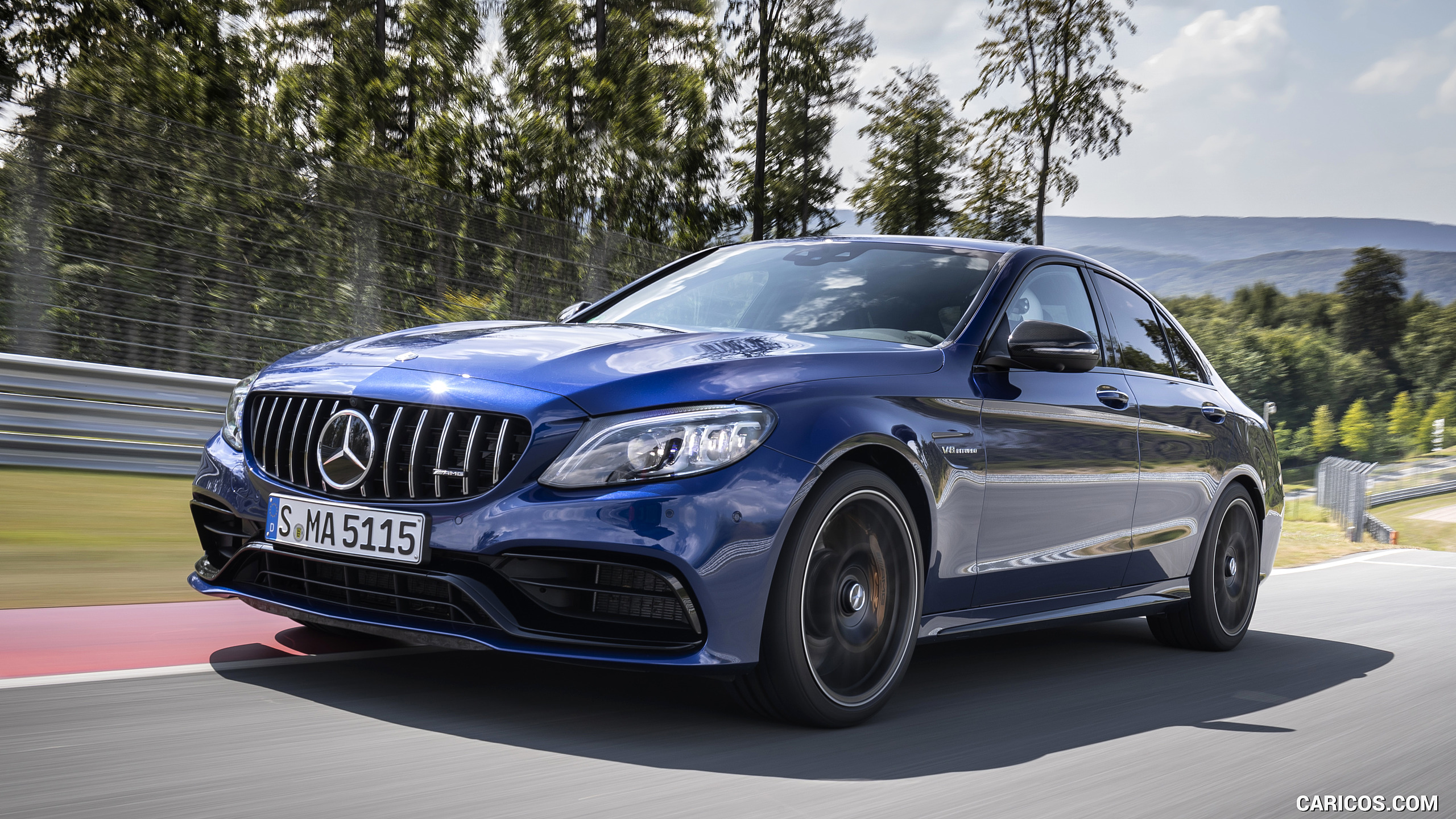 2019 Mercedes-AMG C 63 Sedan (Color: Brilliant Blue Metallic) - Front ...